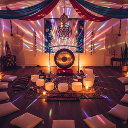 Sound Bath Meditation with Crystal Bowls and Gong